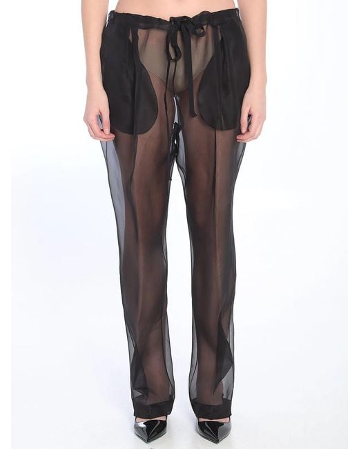 Khaite Gray Trenton Pants