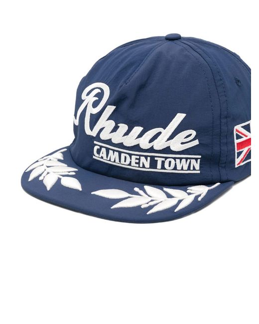 Rhude Blue Camden Town Baseball Cap for men