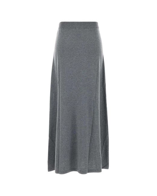 Lisa Yang Gray Adrienne Skirt