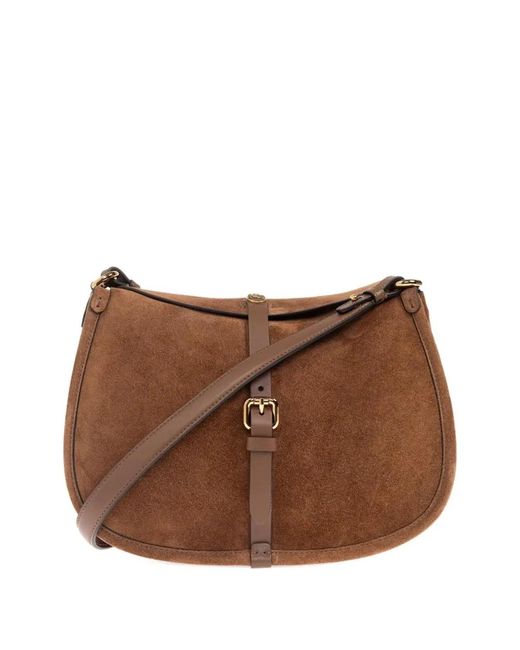 Etro Brown Medium Pony Bag