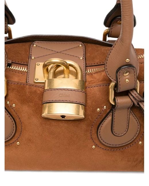 Chloé Brown Paddington Leather Shoulder Bag