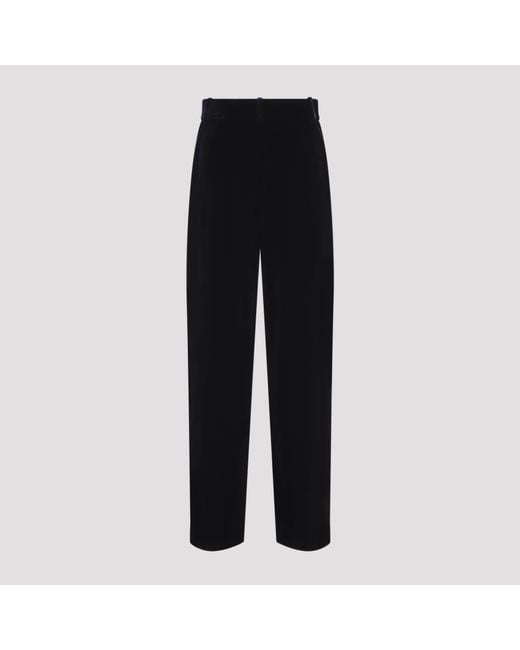 Giorgio Armani Black Night Sky Velvet Trousers