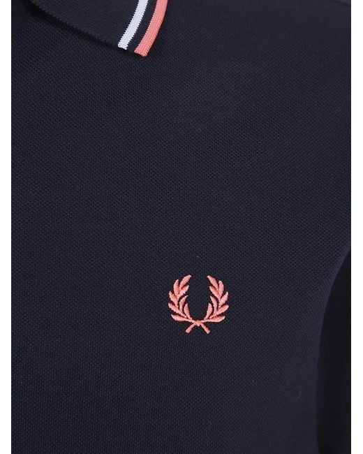 Fred Perry Blue Polo Con Logo for men