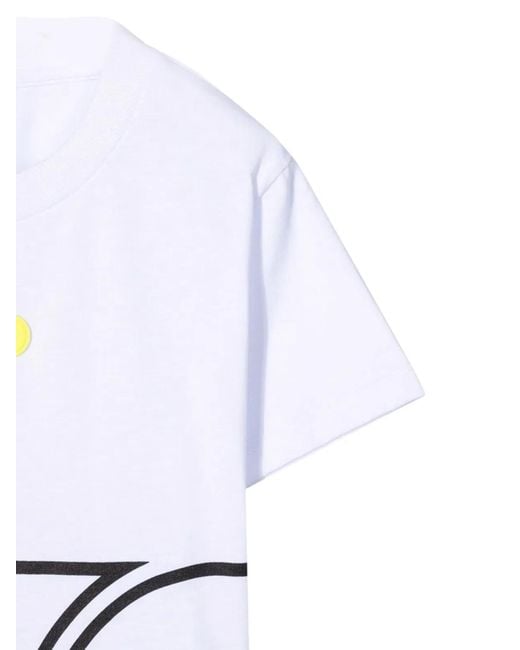 Gcds White Jersey T-Shirt Boy