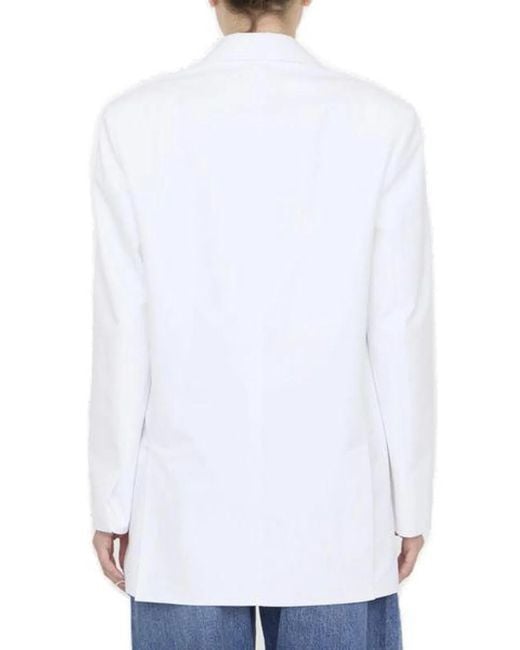 Valentino Garavani White Cotton Blazer