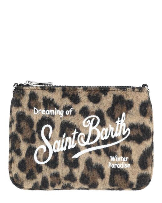 Mc2 Saint Barth Black "Parisienne Mini Felt" Bag