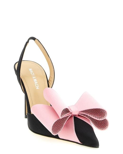 Mach & Mach Pink Mach & Mach 'Le Cadeau' Slingback