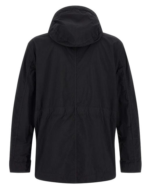 Stone Island Blue 'Badge Ghost' Jacket for men