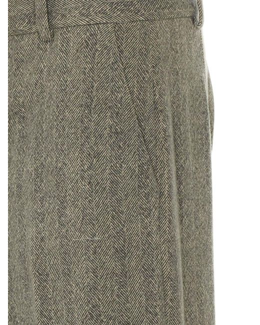 Circolo 1901 Gray Cotton Trousers