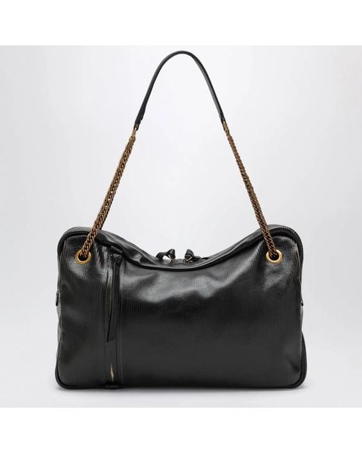 Vivienne Westwood Black Dolce Large Shoulder Bag