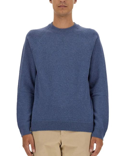 Paul Smith Blue Ps Paul Smith Wool Jersey for men