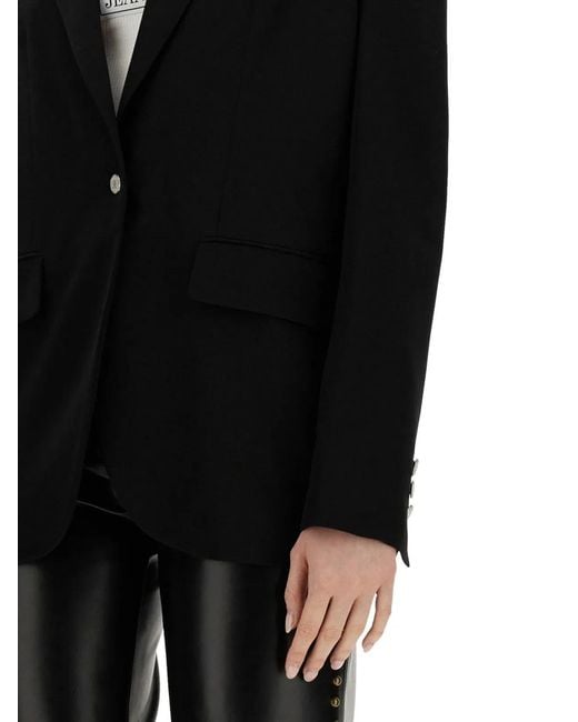 Moschino Black Single-Breasted Jacket