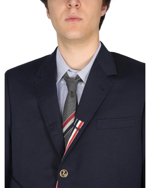 Thom Browne Blue Single-Breasted Jacket for men