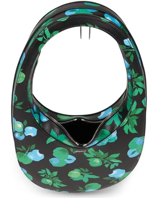 Coperni Green Swipe Flora Handbag