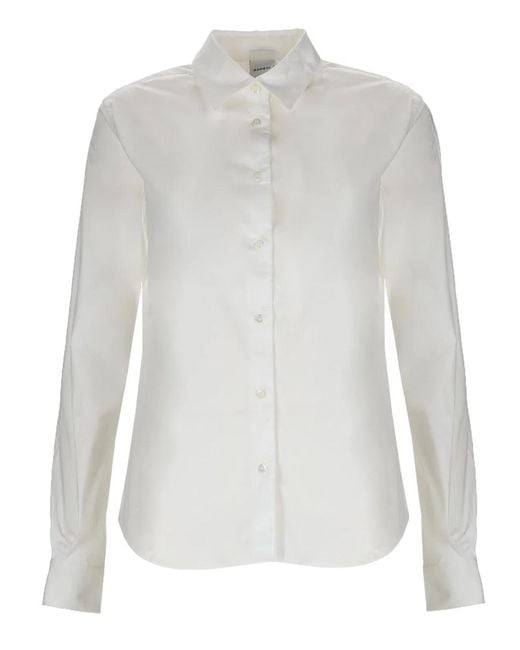 Aspesi White Slim Solid Shirt