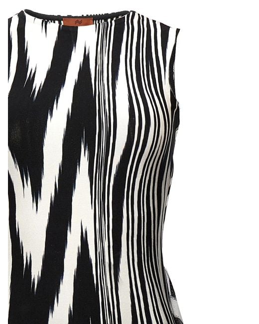 Missoni White Tray Patterned Bodysuit