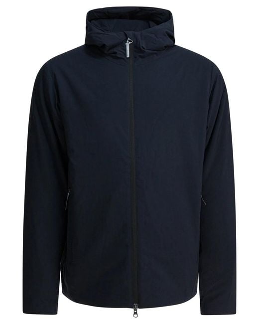 Houdini Sportswear Blue Recycled Polyester Blend Jacket for men