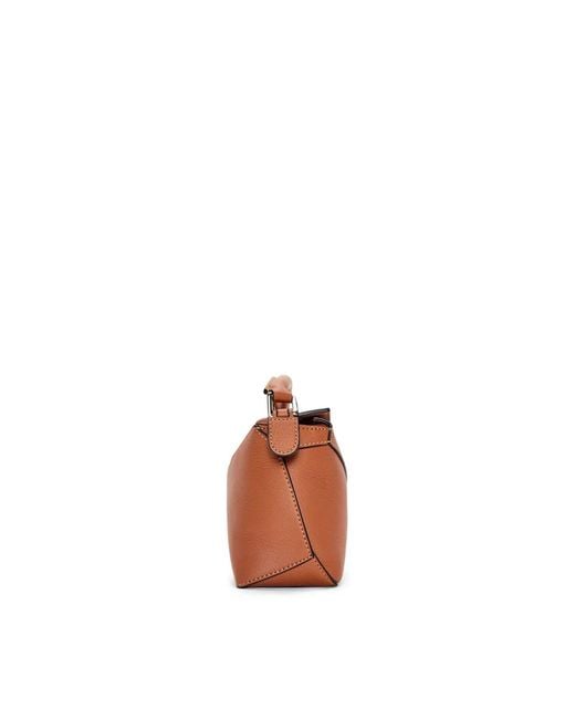 Loewe Brown Mini Puzzle Bag