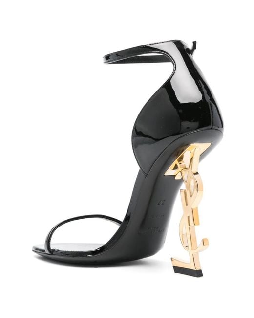 Saint Laurent White Opyum Sandals