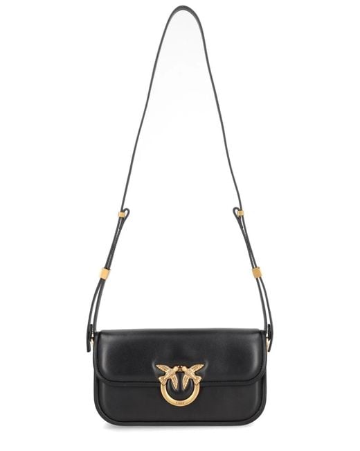 Pinko White Small "Love" Bag
