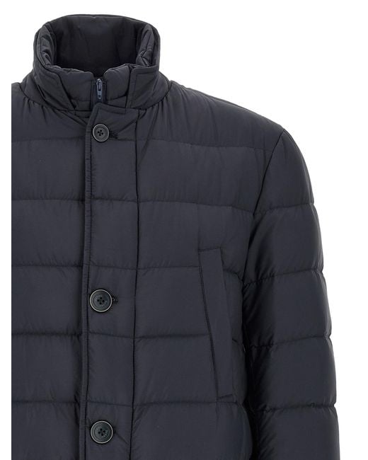 Herno Blue 'Il Cappotto' Down Jacket for men