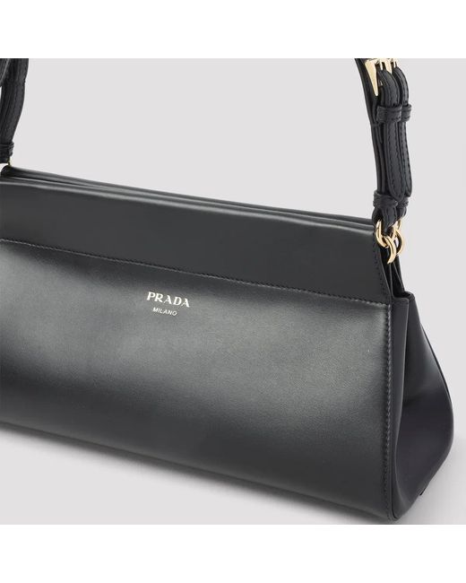 Prada Black Enchaîné Medium Leather Bag