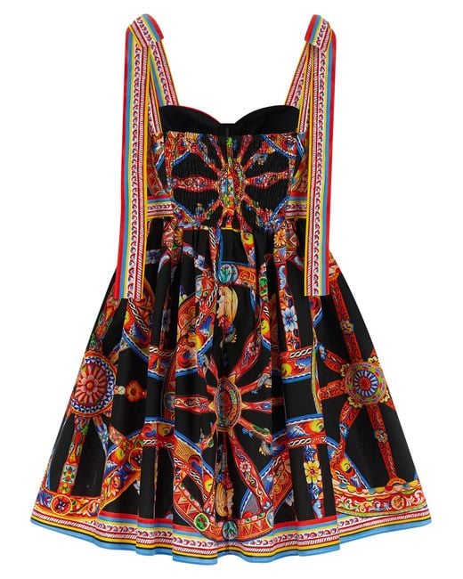 Dolce & Gabbana Red 'Carretto' Dress