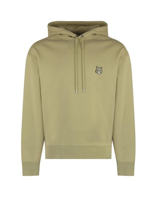 Maison Kitsuné Green Maison Kitsuné Oversized Hoodie for men