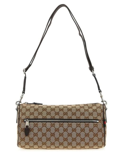Gucci Metallic Small Gg Cylindrical Shoulder Strap for men