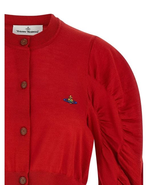 Vivienne Westwood Red 'Eli' Cardigan