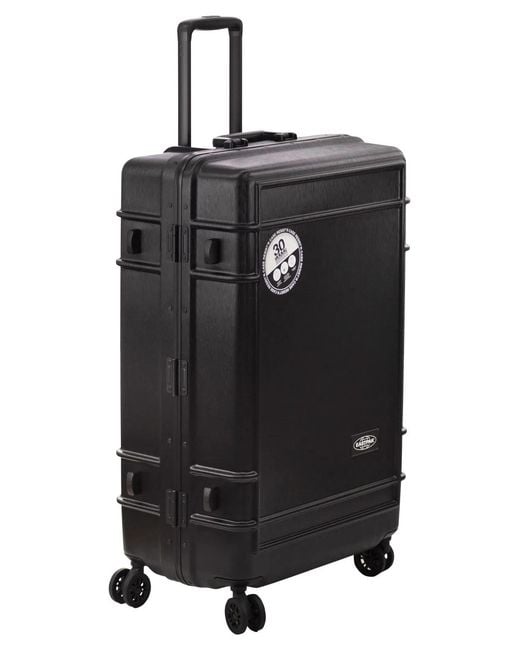 Eastpak Black Hard-Shell Polycarbonate Suitcase With Multidirectional Wheels