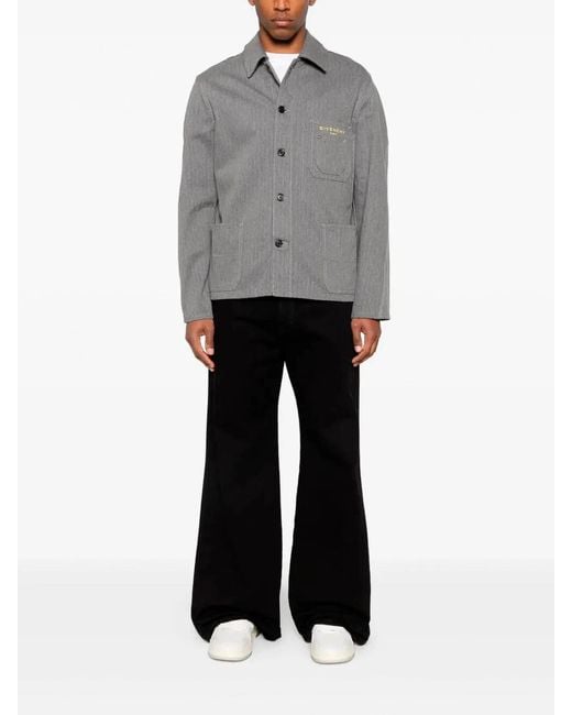 Givenchy Gray Patch Pockets Jacket for men