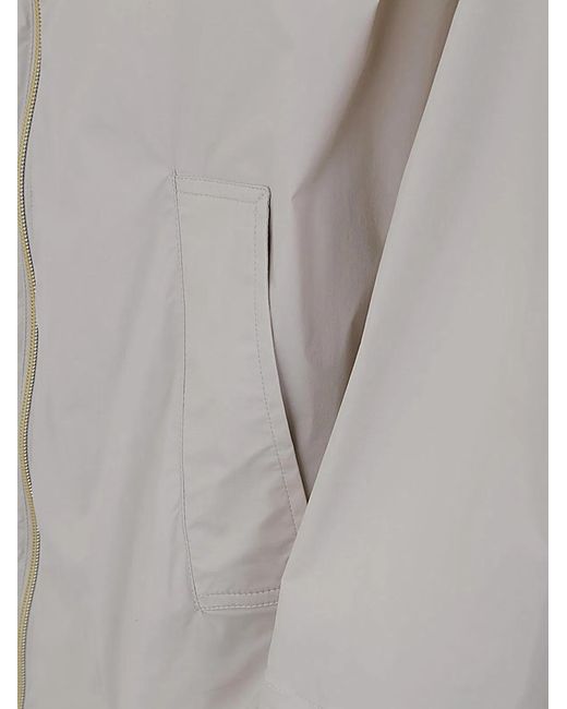 Herno Gray Stretch Maxi Bomber