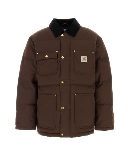 Carhartt Brown Logo Jacket for men