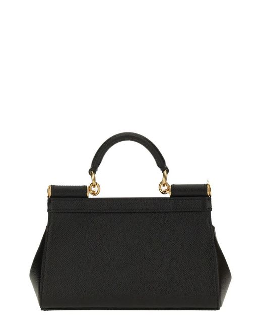 Dolce & Gabbana Black Dolce & Gabbana Borsa "Sicily" Small