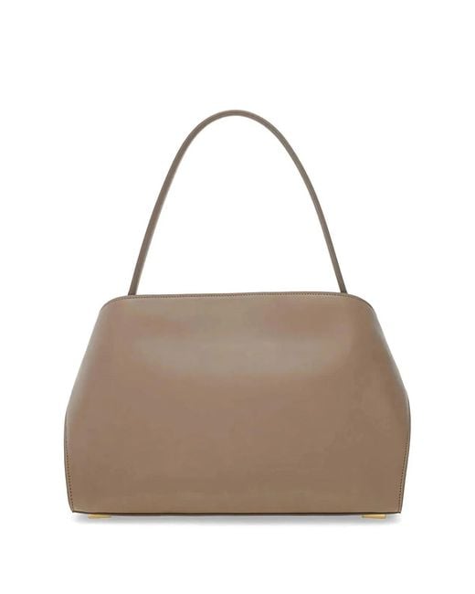 Ferragamo Gray Hug Soft Medium Shoulder Bag