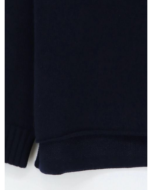 Bottega Veneta Blue Knit High Neck