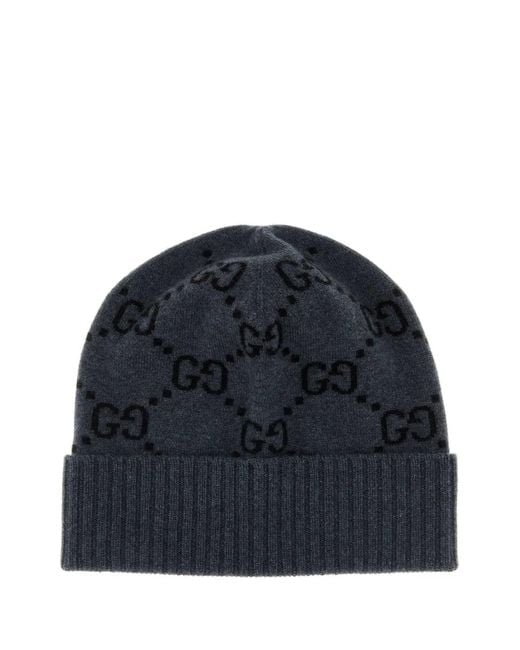 Gucci Blue Hat Nuancie G 100%Ws for men
