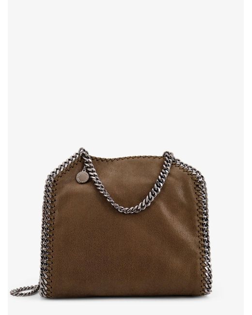 Stella McCartney Brown Falabella Shaggy Deer Shoulder Bag