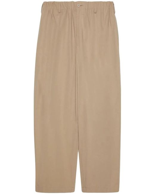 Gucci Natural Heavy Cotton Poplin Pants for men