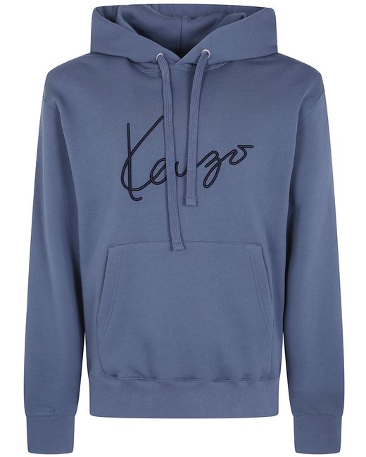 KENZO Blue Signature" Hoodie for men