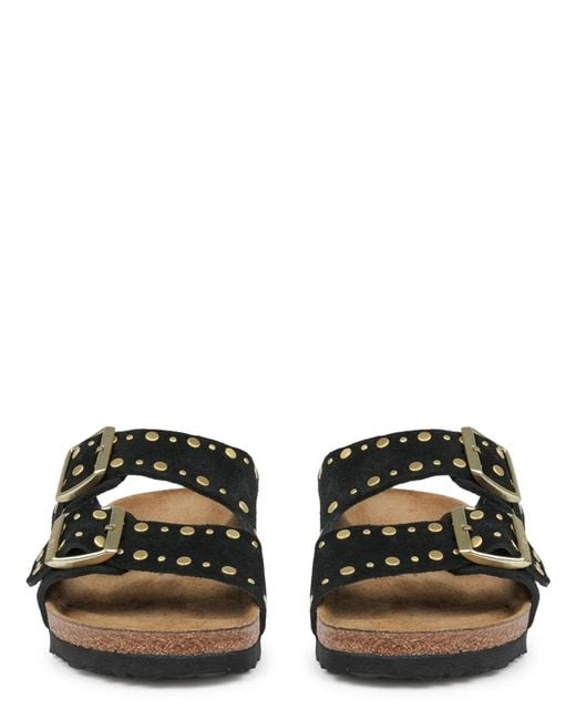 Birkenstock Black Sandalo "Arizona Rivet"