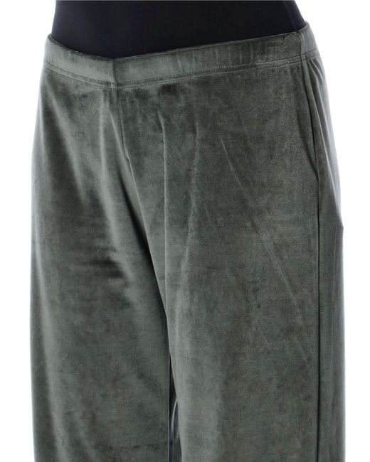 Balenciaga Green Bistretch Velvet Sweatpants