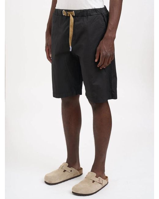 White Sand Black Bermuda for men