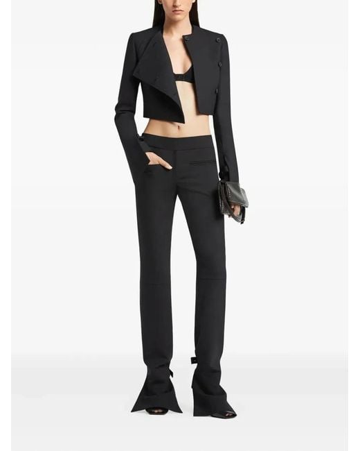 Courreges Black Courregès Askew Buttoned Jacket