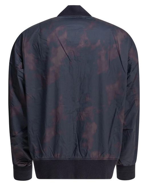 Beams Plus Blue Mil Flight Nylon Cotton Polyurethane Bomber Jacket for men