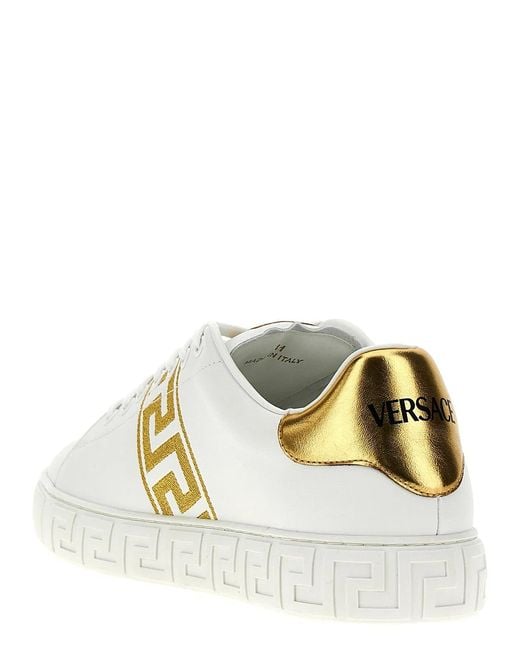 Versace Metallic 'Greca' Sneakers for men