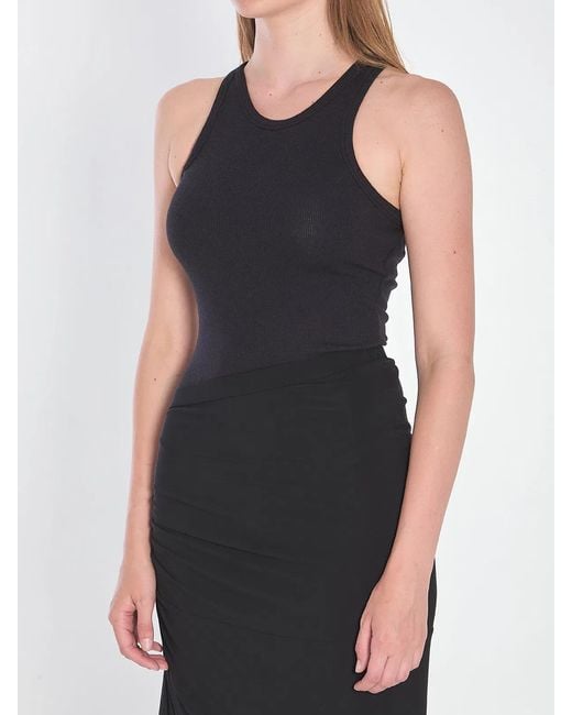 Alaïa Black Alaia Sculpting Rib Jersey Bodysuit