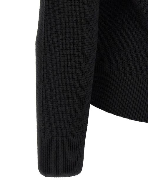 Herno Black Padded Cardigan for men
