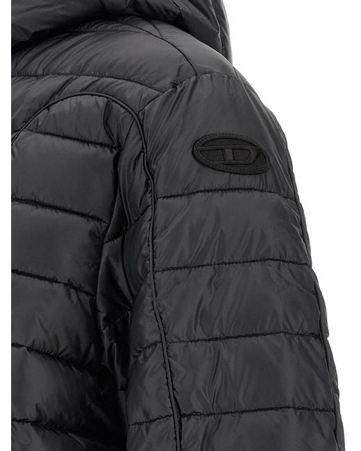 DIESEL Gray 'W-Stone-Wrd' Down Jacket for men